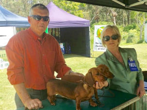 Robyn and Alan at a Dog Show